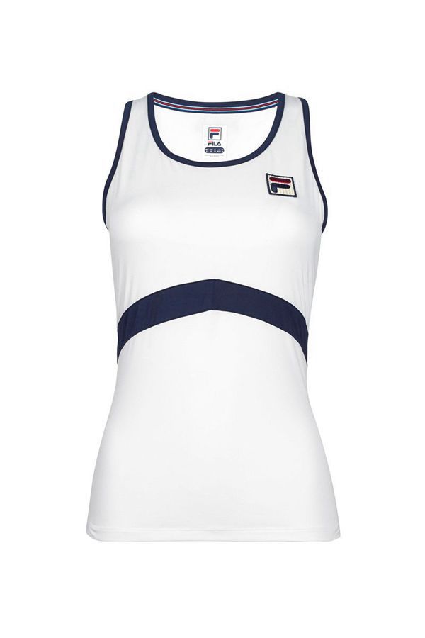 Fila Heritage Racerback Women's Tank Top - White,NZ 78-72306